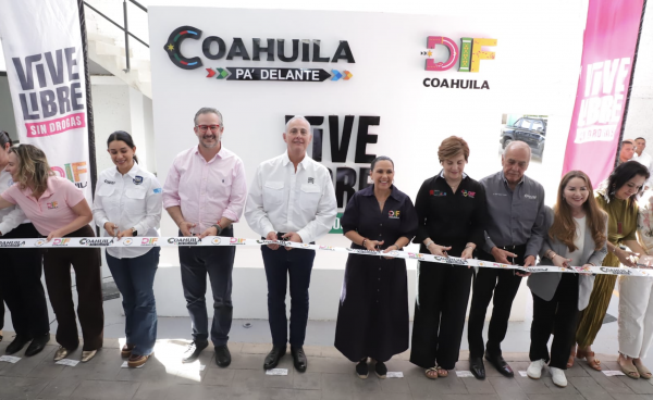 Entrega DIF Coahuila infraestructura para atención y prevención de adicciones